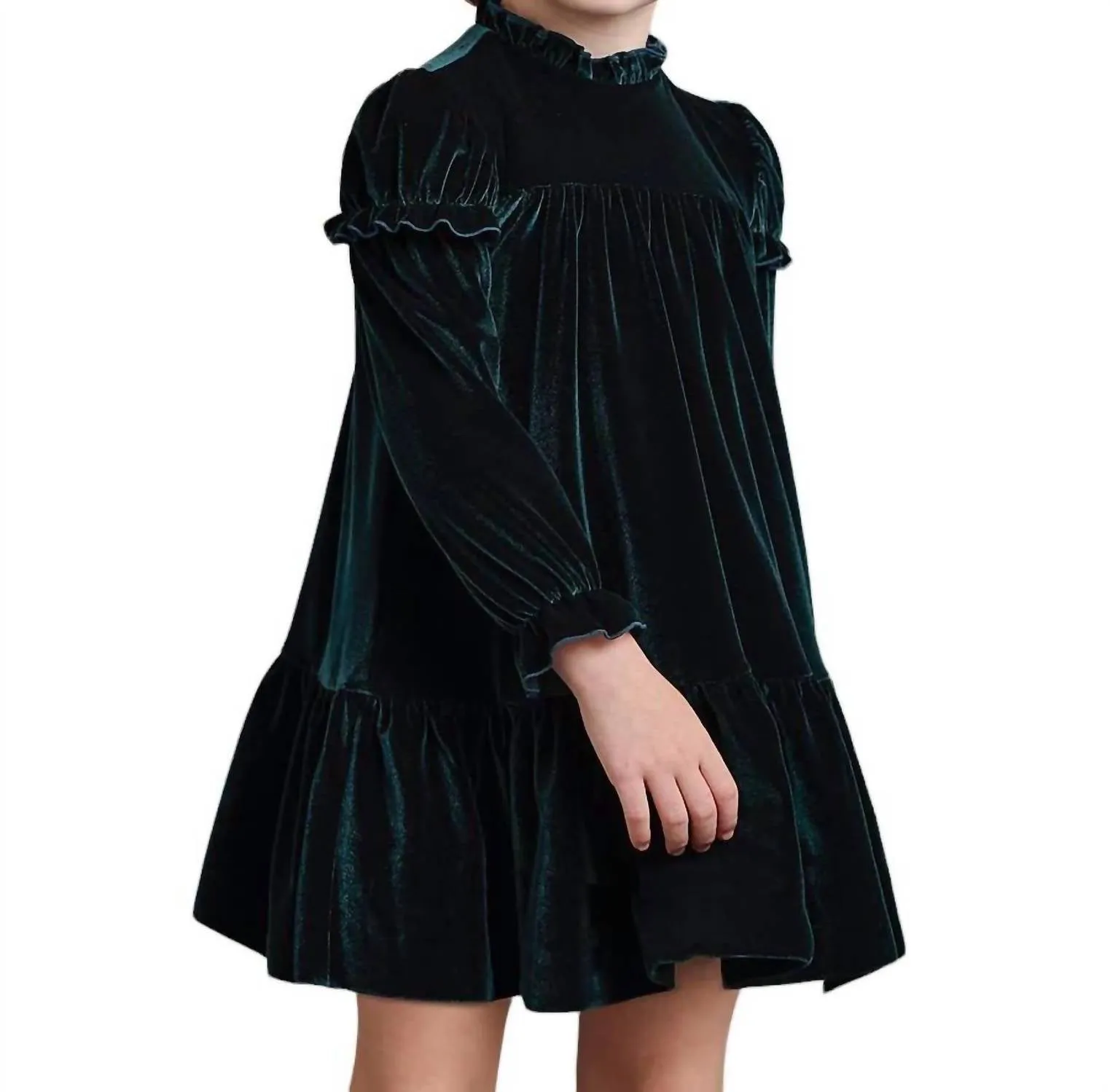 Abel & Lula - Girls Velvet Dress