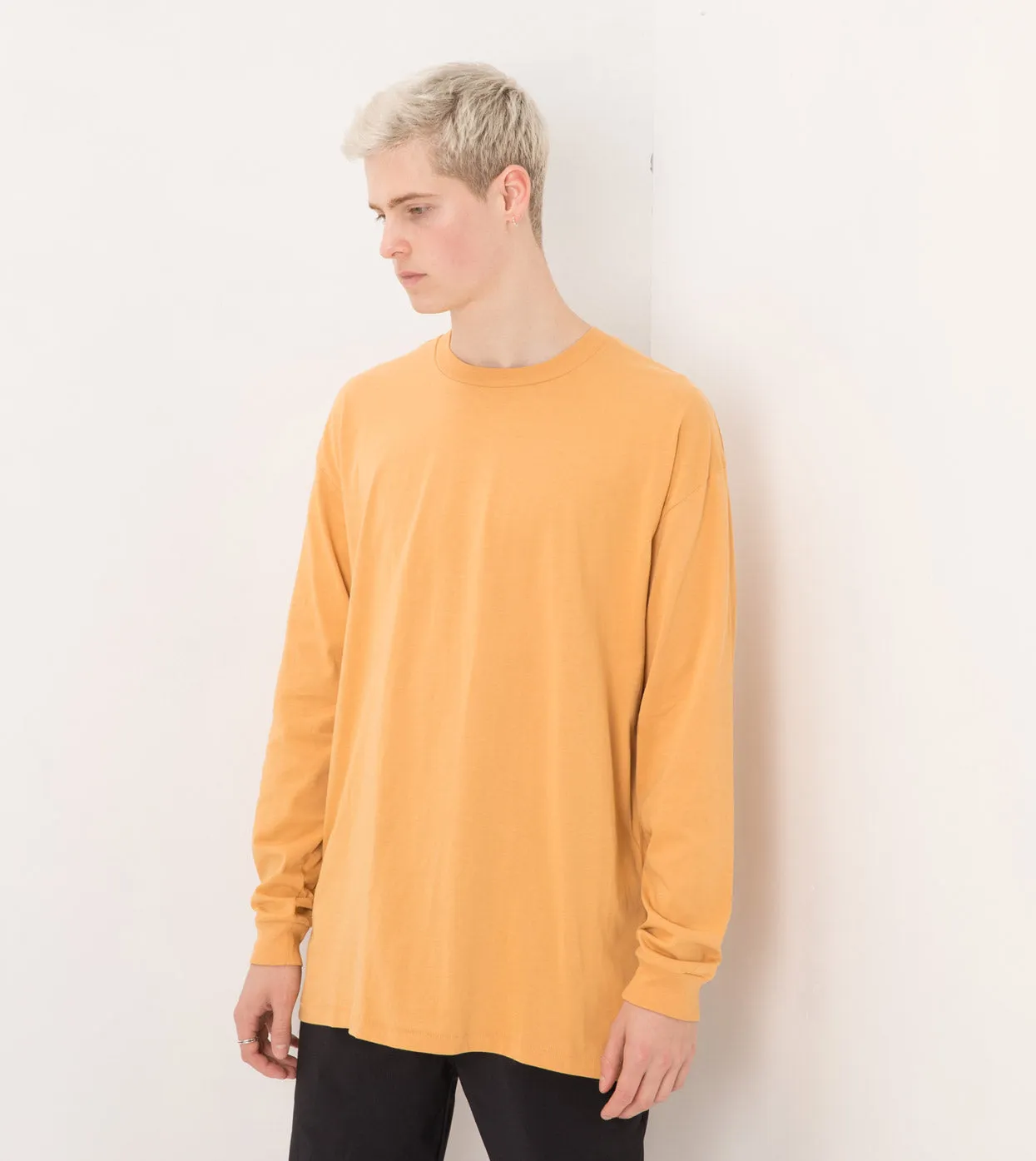 Box LS Tee Saffron