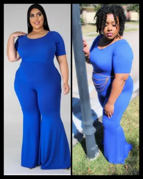 Give EM BLUES JUMPSUIT