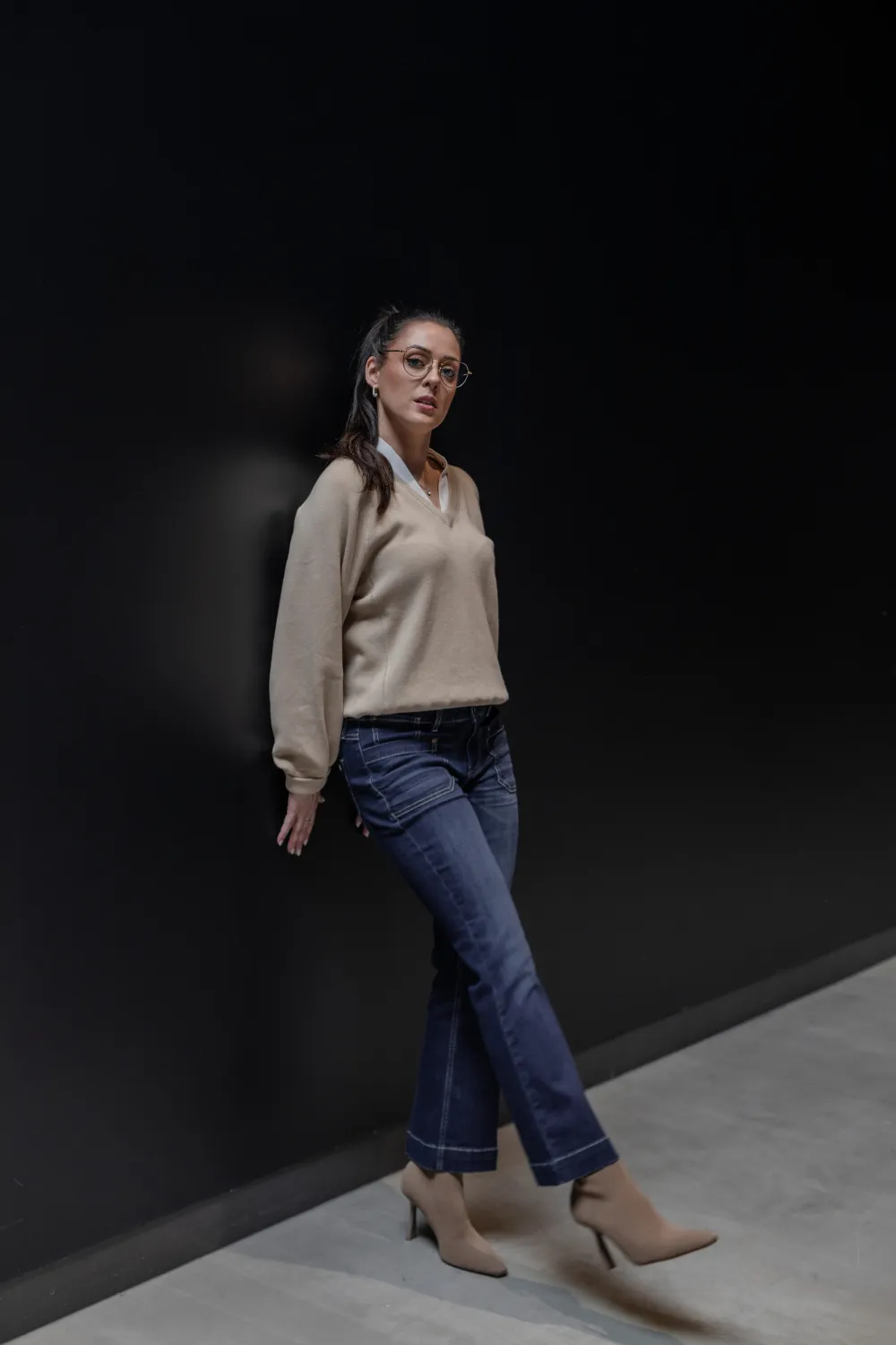Jeans - BOOTCUT - Petra Blattblau