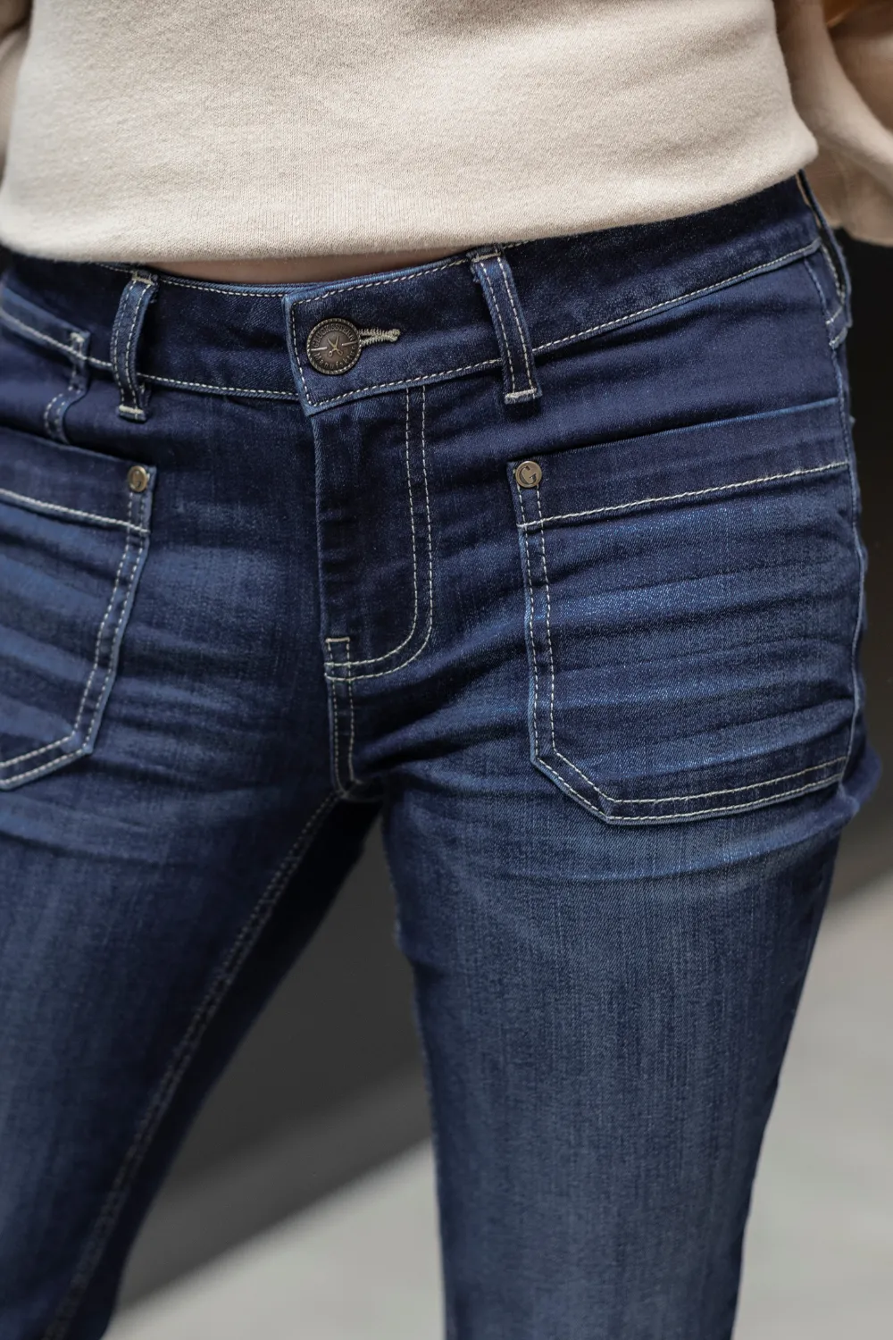 Jeans - BOOTCUT - Petra Blattblau