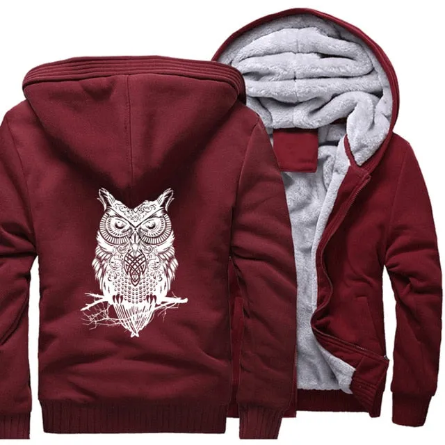 Men Clothing winter top Camouflage sleeve coats animal Printed Plus Size Brand sweatshirts 2019 Fashion Men's wool liner jackets