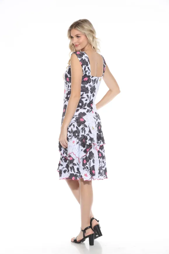 Paige Dress - Noir Bloom
