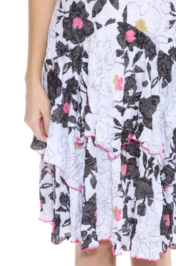 Paige Dress - Noir Bloom