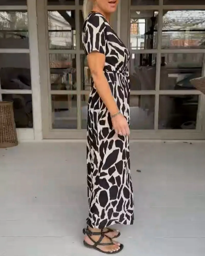 Sophia | Elegant Short-Sleeve Dress
