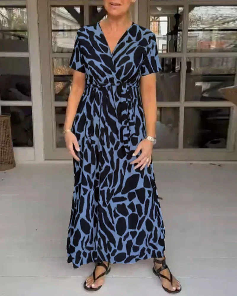 Sophia | Elegant Short-Sleeve Dress