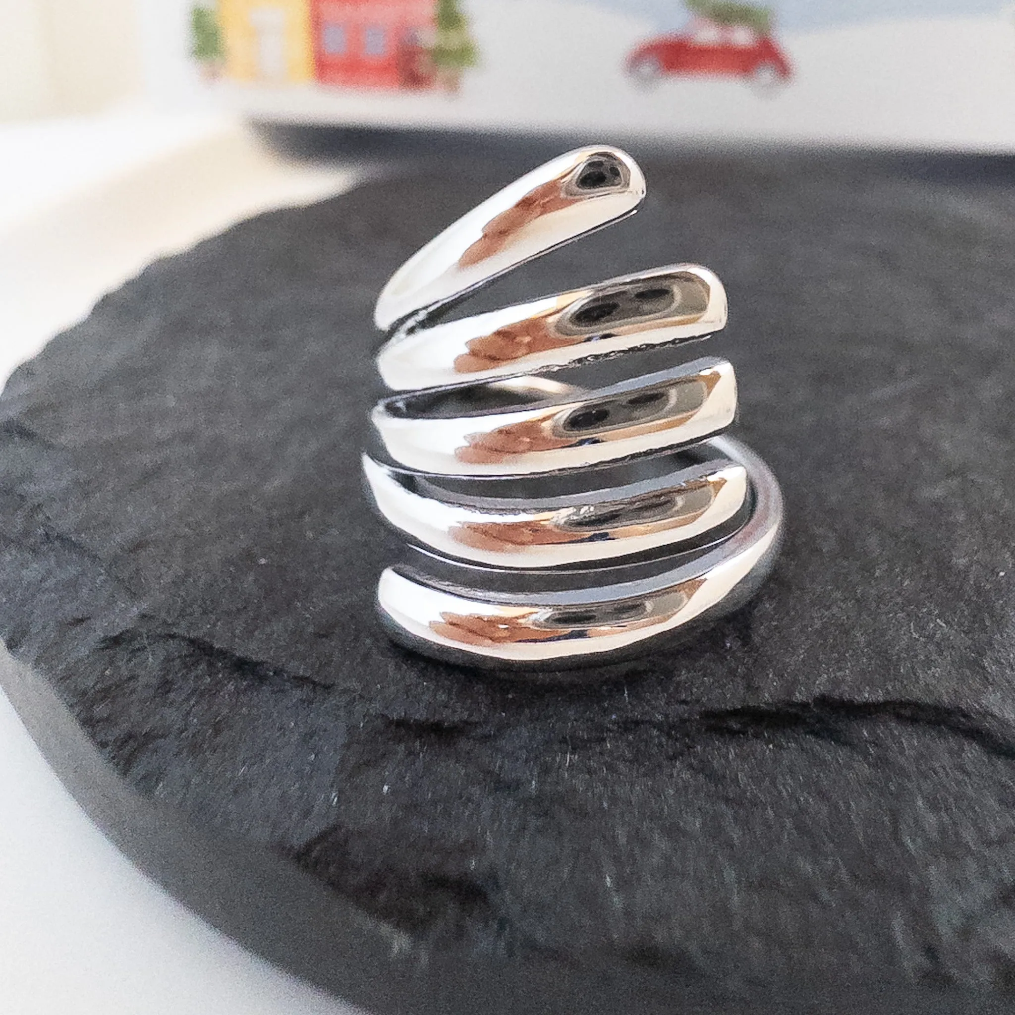 Spiral Cocktail Ring