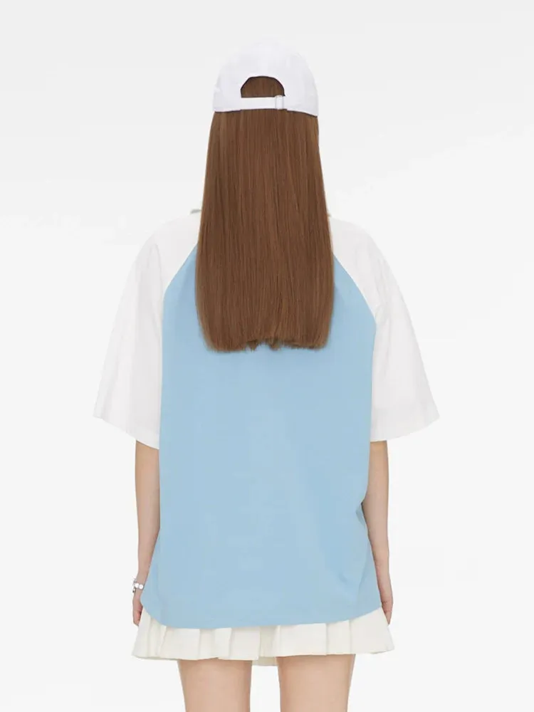 Tops Bicolor American Over Logo