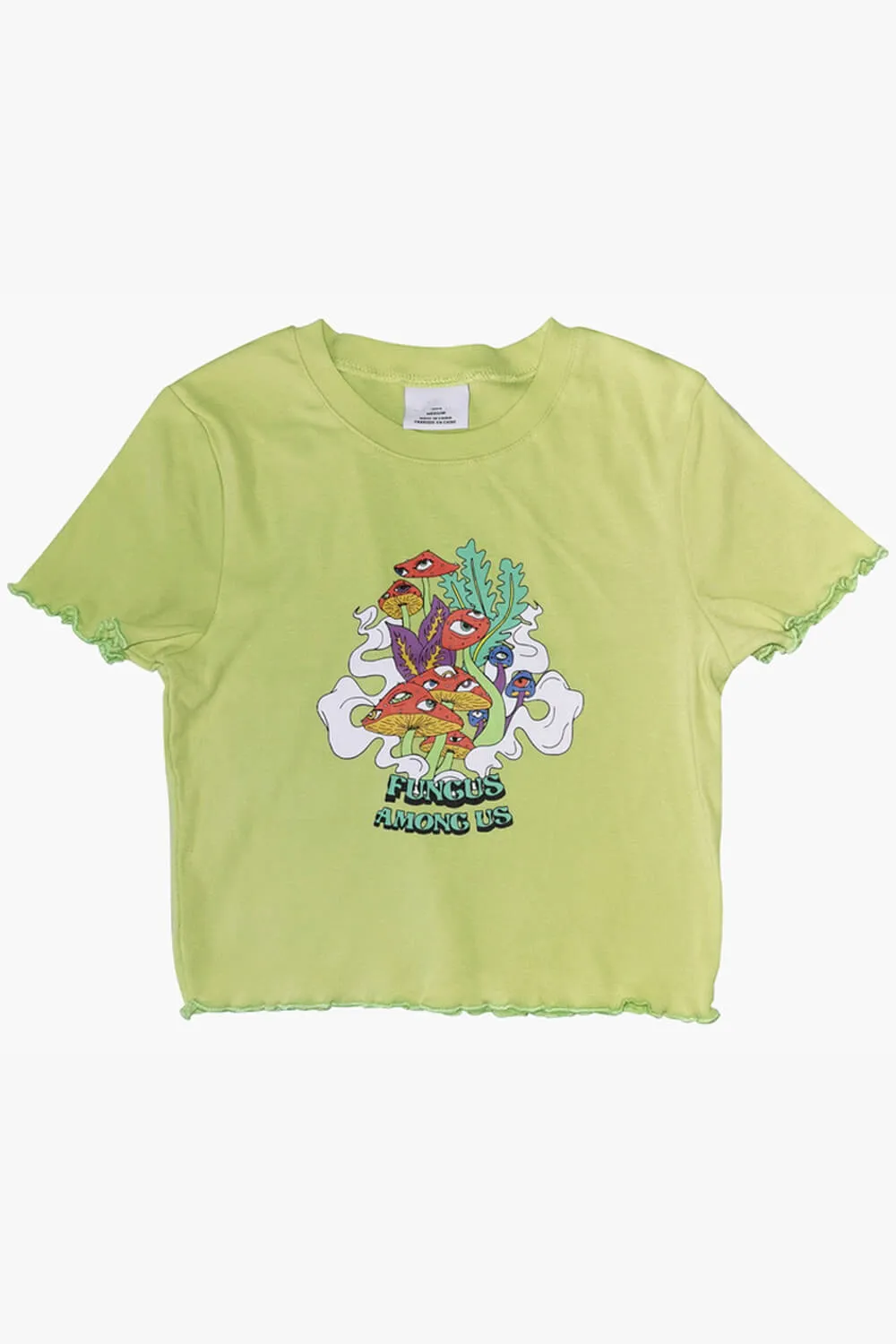 Y2K Aesthetic Crop Top Fungus Among Us